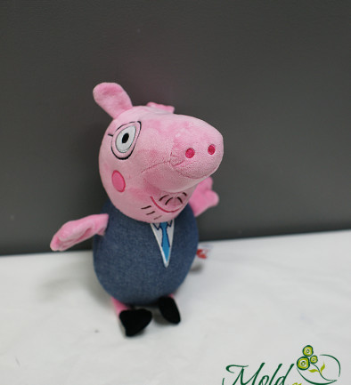 Piggy Dad, height 30 cm photo 394x433